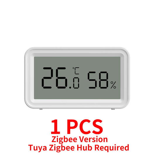 Tuya Zigbee Wifi Temperature and Humidity Sensor APP Remote Control Smartlife Work with Yandex Alexa